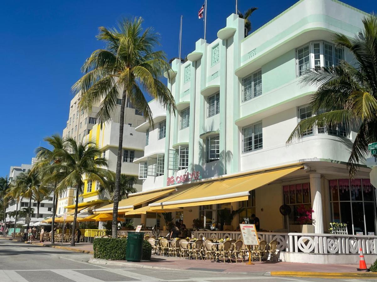 Beachfront Apt In Carlyle Hotel On Ocean Drive Miami Beach Extérieur photo